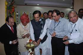 inaugurating Bank of Maharashtras Jahira Branch in Rajasthan inaugurating Bank of Maharashtras Jahira Branch in Rajasthan