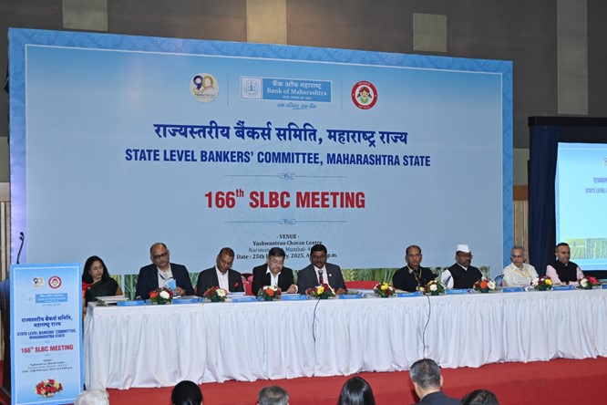 166th SLBC meeting on 25.02.2025 at Mumbai 166th SLBC meeting on 25.02.2025 at Mumbai.