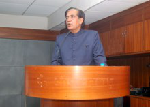 Mr Namo Narain Meena - Minister of State for Finance, Government of India,adresses the staff Mr Namo Narain Meena - Minister of State for Finance, Government of India,adresses the staff