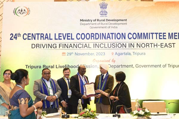 National Award for Outstanding Performance in SHG Bank Linkage